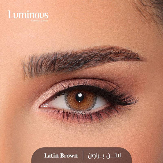 عدسات لومينوس الشهرية لاتن براون - Latin Brown - Ebuy.sa