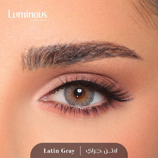 عدسات لومينوس الشهرية لاتن جراي - Latin Gray - Ebuy.sa