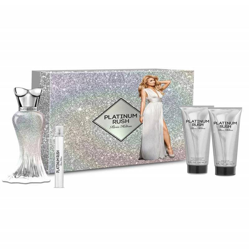 طقم باريس هيلتون بلاتينيوم رش - أو دي بارفيوم (نسائي) 100مل 4قطع - Ebuy.sa