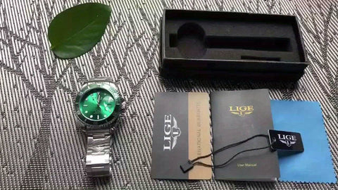 LIGE  ساعة فاخرة للرجال – كوارتز من - Ebuy.sa LIGE  ساعة فاخرة للرجال – كوارتز من - Ebuy.sa