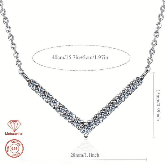 قلادة أنيقة من الفضة الاسترلينية 925 - Ebuy.sa