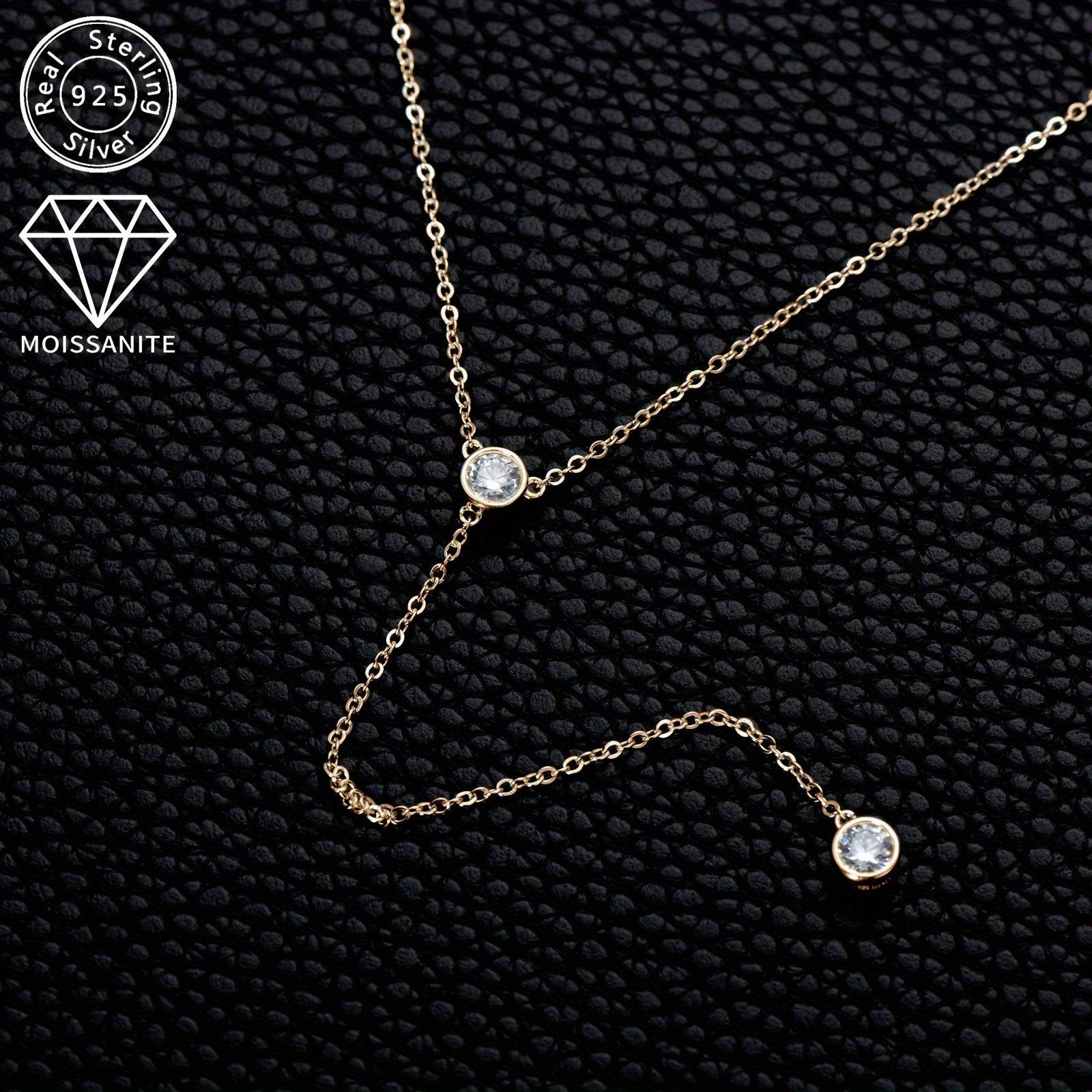 عقد نسائي أنيق – فضة إسترلينية مع أحجار موزمبيق طبيعية - Ebuy.sa