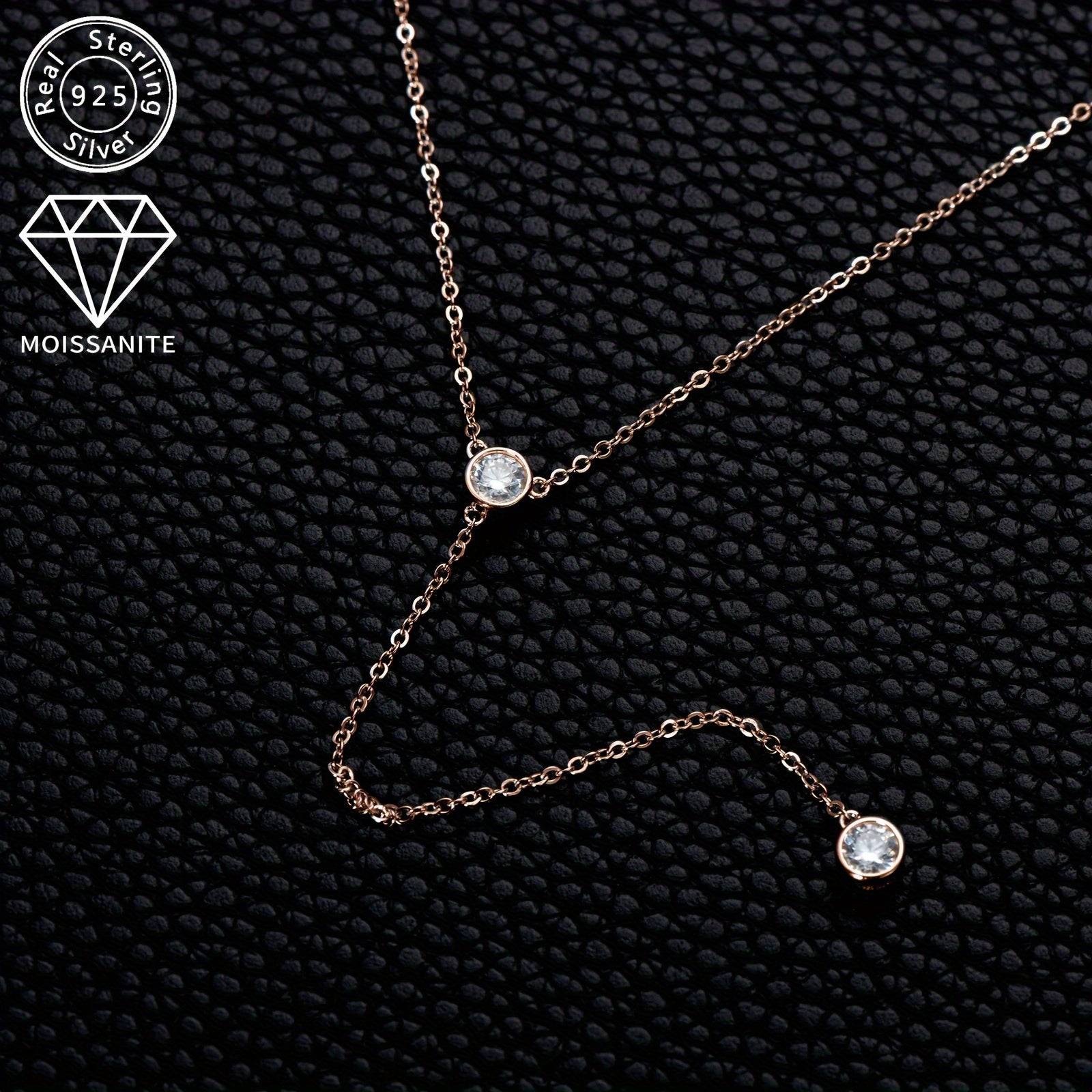 عقد نسائي أنيق – فضة إسترلينية مع أحجار موزمبيق طبيعية - Ebuy.sa