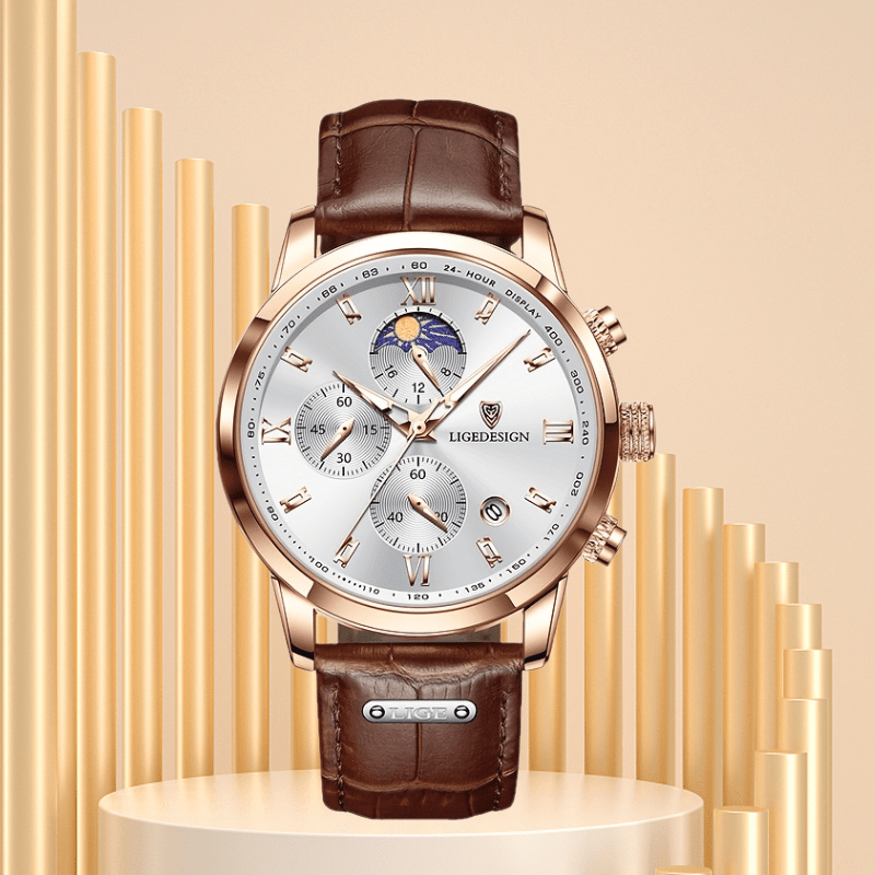 LIGE ساعة للرجال فاخرة - Ebuy.sa