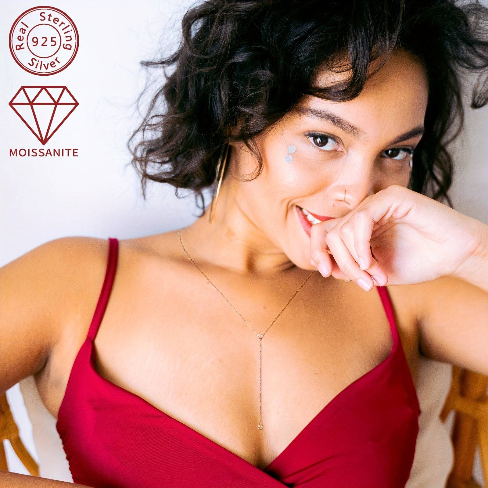 عقد نسائي أنيق – فضة إسترلينية مع أحجار موزمبيق طبيعية - Ebuy.sa