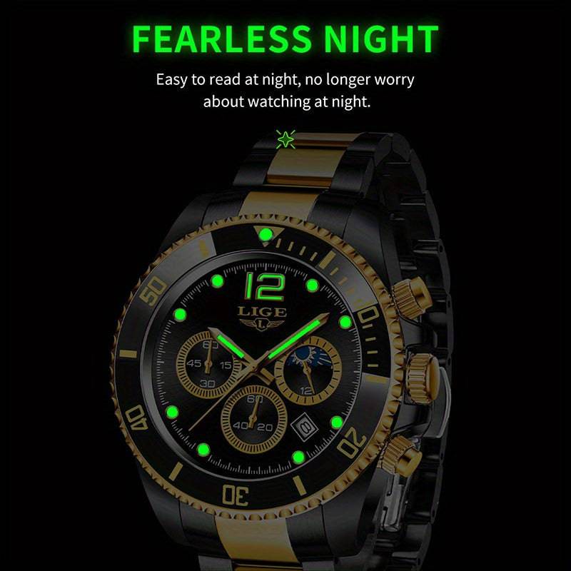 LIGE ساعة رجال للأعمال - Ebuy.sa