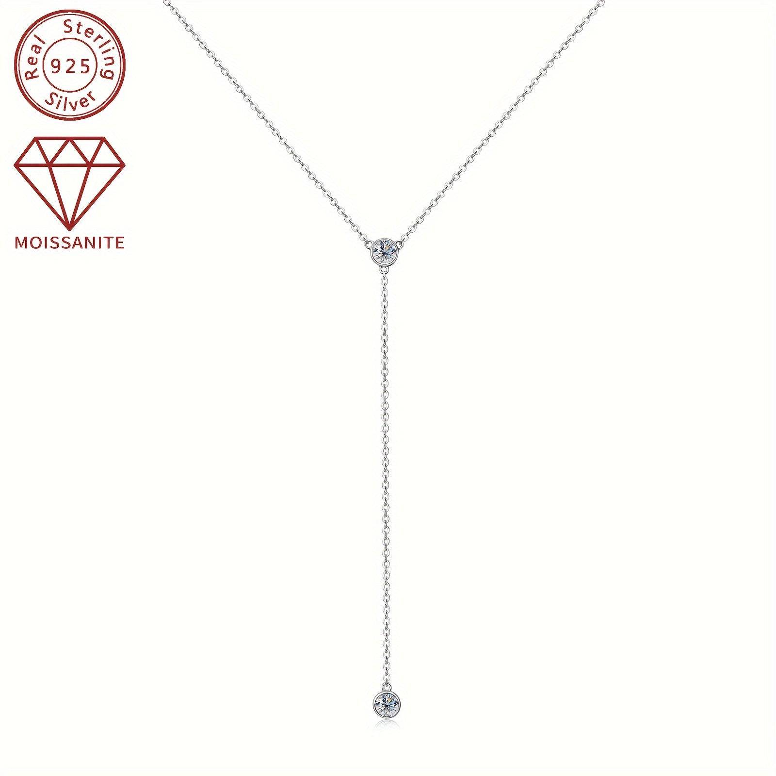 عقد نسائي أنيق – فضة إسترلينية مع أحجار موزمبيق طبيعية - Ebuy.sa