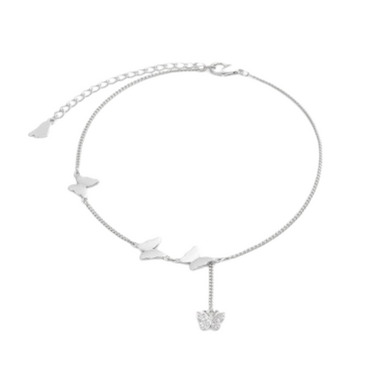  خلخال نسائي ملفت بلون فضي - Ebuy.sa