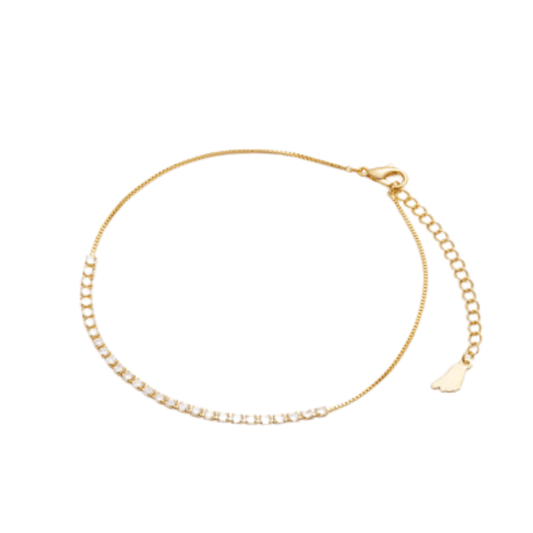 خلخال نسائي ذهبي بتصميم مميز - Ebuy.sa