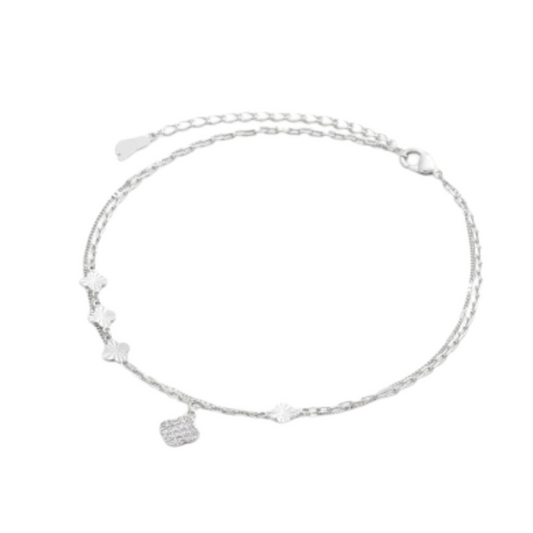  خلخال نسائي ملفت بلون فضي - Ebuy.sa