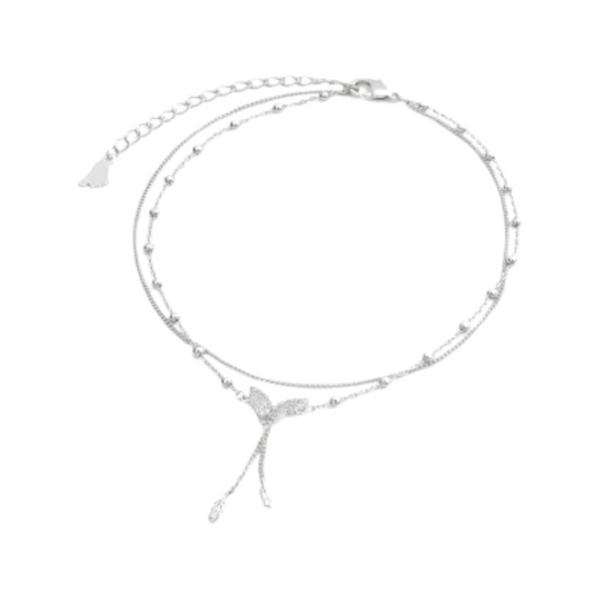  خلخال نسائي مميز بلون فضي - Ebuy.sa