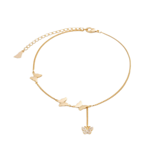  خلخال نسائي ملفت بلون ذهبي - Ebuy.sa