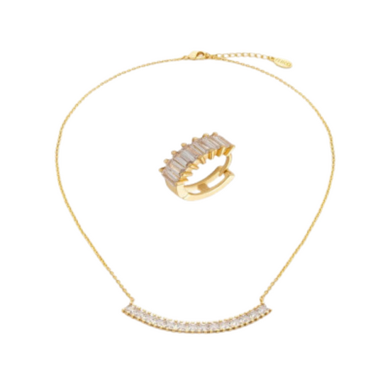  طقم نسائي أنيق بلون ذهبي - Ebuy.sa