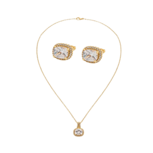  طقم نسائي أنيق باللون الذهبي - Ebuy.sa