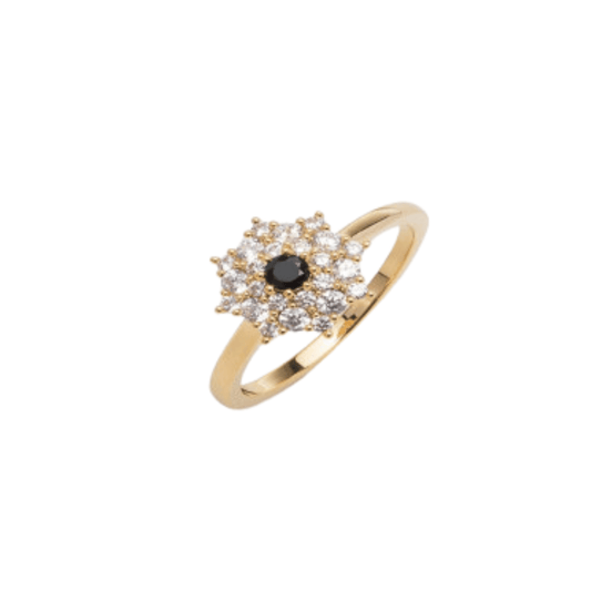 خاتم نسائي بتصميم مميز بلون ذهبي - Ebuy.sa