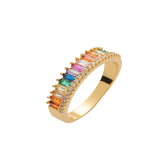  خاتم نسائي بتصميم جذاب بلون ذهبي - Ebuy.sa