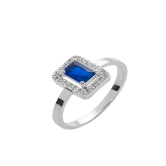  خاتم نسائي بتصميم جذاب بلون فضي - Ebuy.sa