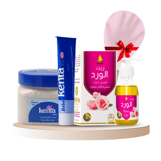 باقة اللمسة الوردية من كينتا -تفتيح وترطيب عميق - Ebuy.sa
