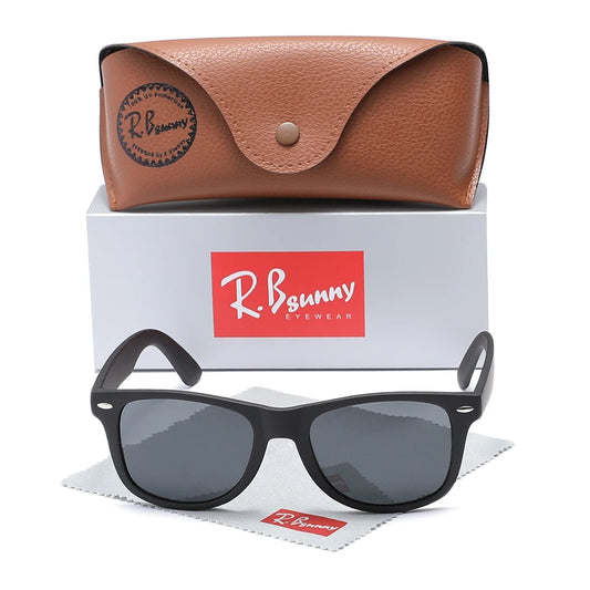 نظارة شمسية بولارايزد بإطار كلاسيكي مربع للرجال والنساء لحماية UV400