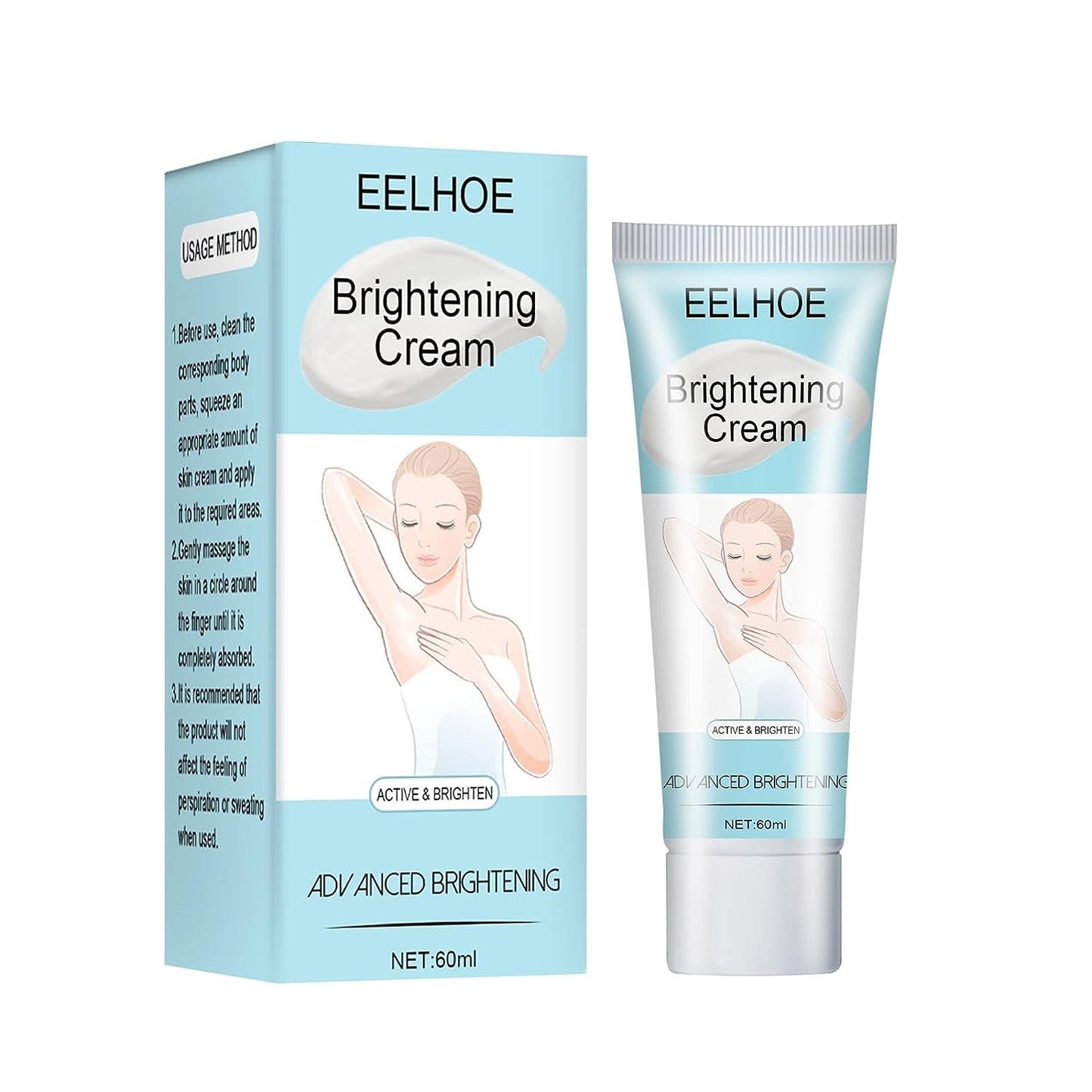 Sensitive area whitening cream