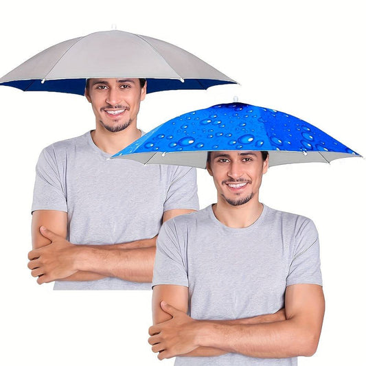 طقم ٢ قطعة قبعة شمسية قابلة للطي مع مظلة - Ebuy.sa