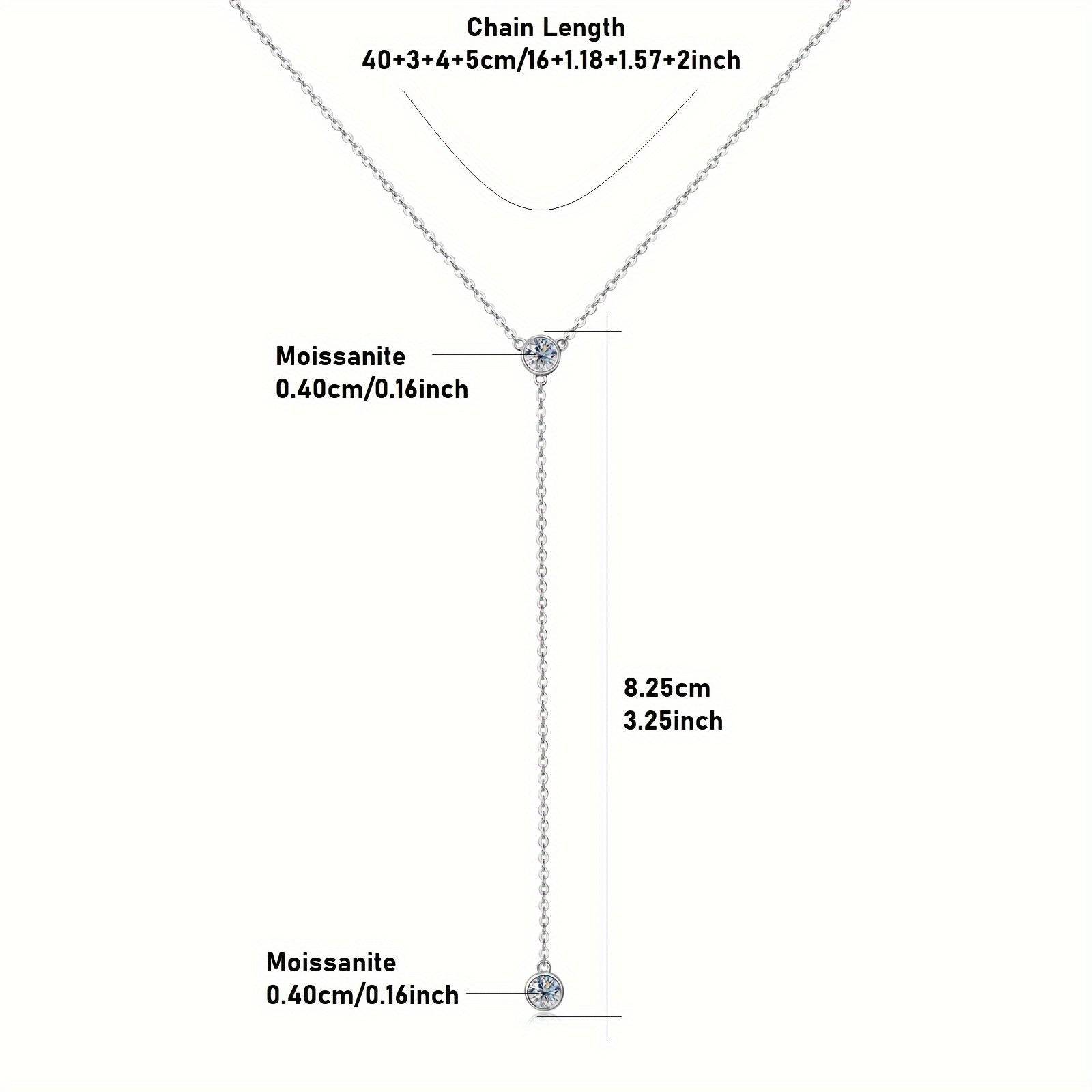 عقد نسائي أنيق – فضة إسترلينية مع أحجار موزمبيق طبيعية - Ebuy.sa