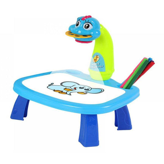 بروجكتور مع طاولة الوان -ازرق - Ebuy.sa