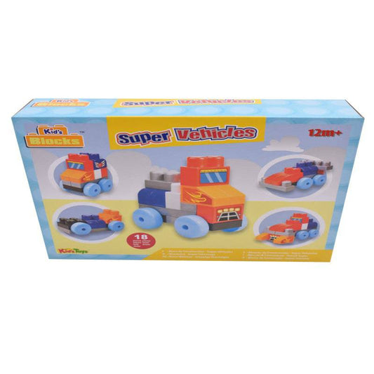 مكعبات قطار سوبر 18 قطعة 22-1812570 - Ebuy.sa