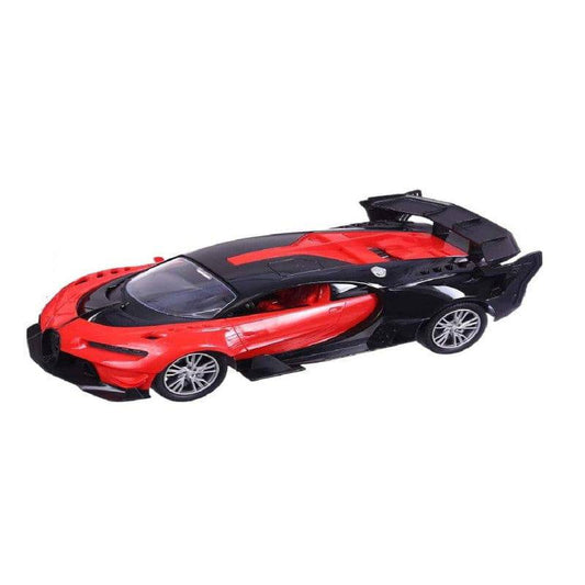 موديل كار سيارة ريموت شحن USB مع بطارية واضائه 1:12, أحمر - Ebuy.sa