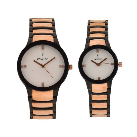 ليفان - طقم ساعات رجالي ونسائي - Ebuy.sa
