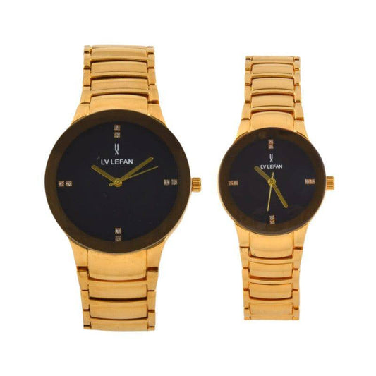 ليفان - طقم ساعات رجالي ونسائي - Ebuy.sa