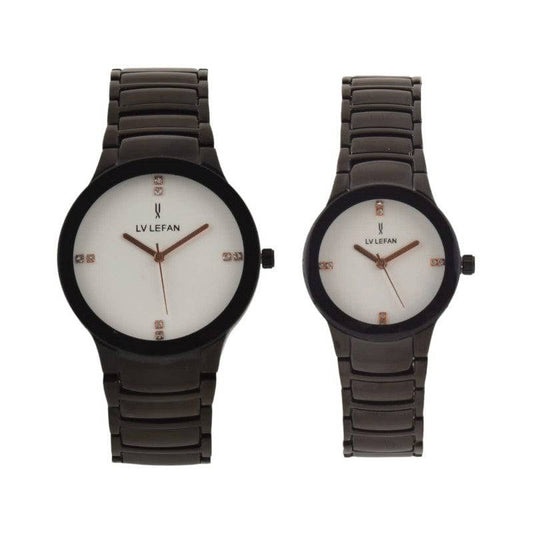ليفان - طقم ساعات رجالي ونسائي - Ebuy.sa