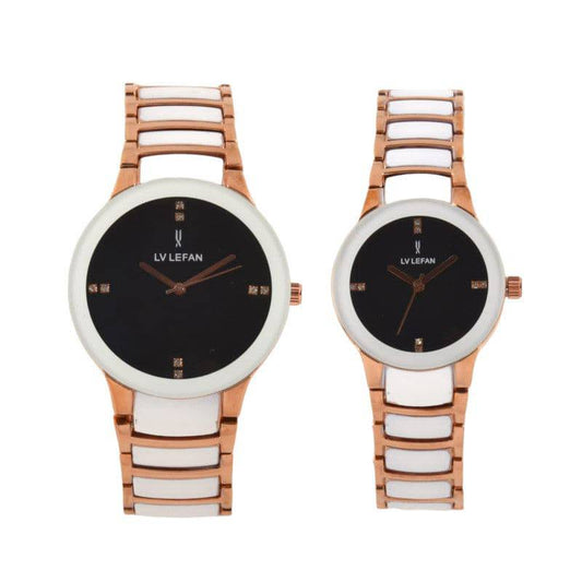 ليفان - طقم ساعات رجالي ونسائي - Ebuy.sa