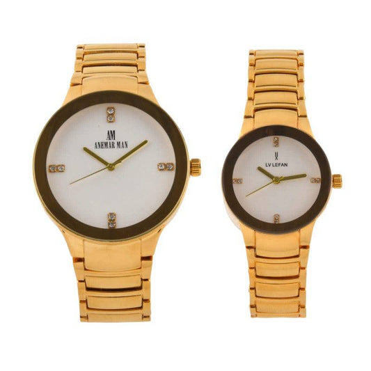 ليفان - طقم ساعات رجالي ونسائي - Ebuy.sa