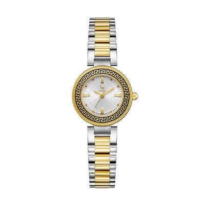 ساعة نسائي لويس ريفال 22005 لونين ذهبي ميناء ابيض - Ebuy.sa