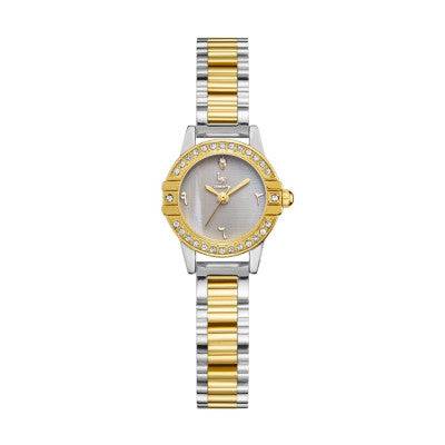 ساعة نسائي لويس ريفال 22002 لونين ذهبي ميناء رصاصي - Ebuy.sa