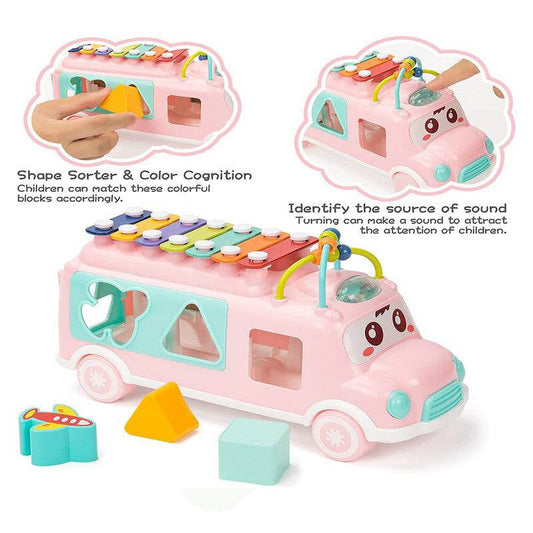 باص  تعليمي بيانو  لون زهري  # 1813258P - Ebuy.sa