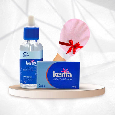 مجموعة كينتا لتفتيح البشرة وتنظيفها + هدية الليفة الكورية - Ebuy.sa
