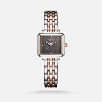 ساعة نسائيه ستيل بلون فضي ورز قولد - Ebuy.sa