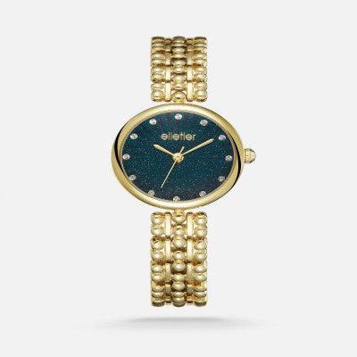 ساعة نسائيه بتصميم عصري بلون ذهبي - Ebuy.sa