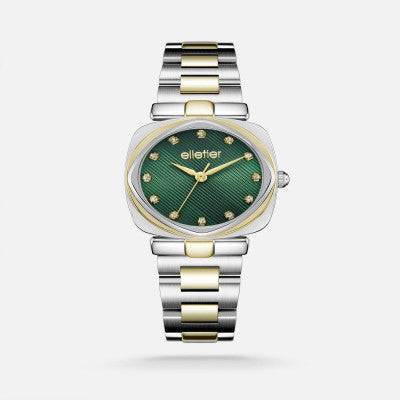 ساعة نسائيه ستيل بلون فضي وذهبي - Ebuy.sa