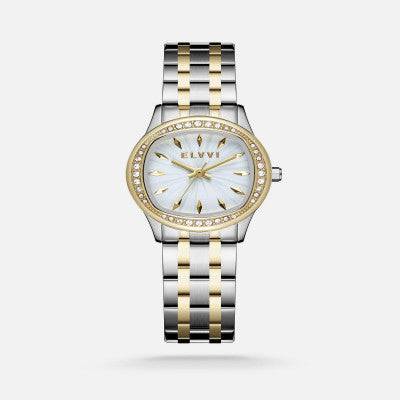ساعة نسائيه ستيل بلون فضي وذهبي - Ebuy.sa