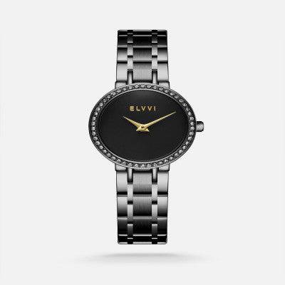 ساعة نسائيه ستيل باللون الأسود - Ebuy.sa