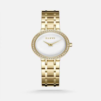 ساعة نسائيه ستيل باللون الذهبي - Ebuy.sa