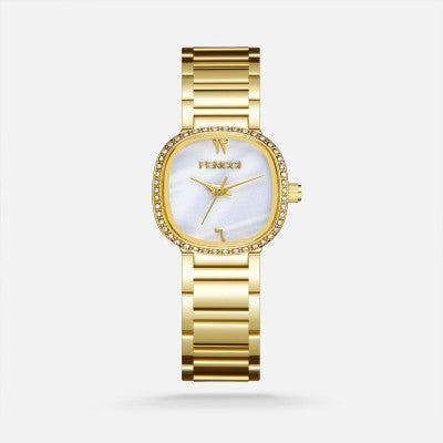 ساعة نسائيه ستيل مطلية بالذهب - Ebuy.sa