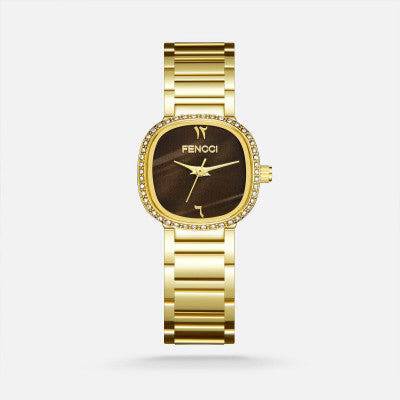 ساعة نسائيه ستيل باللون الذهبي - Ebuy.sa