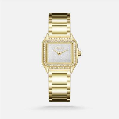 ساعة نسائيه ستيل بلون ذهبي - Ebuy.sa