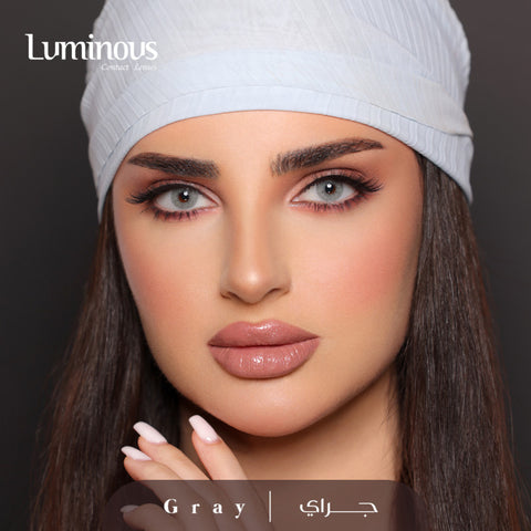 عدسات لومينوس الشهرية جراي - Gray