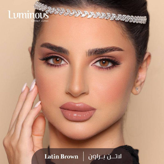 عدسات لومينوس الشهرية لاتن براون - Latin Brown - Ebuy.sa