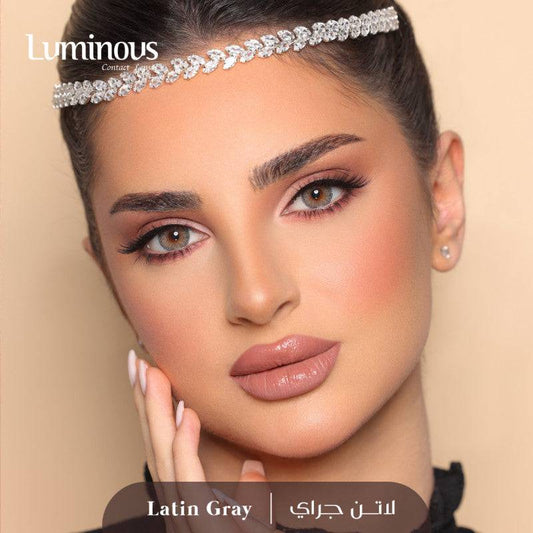 عدسات لومينوس الشهرية لاتن جراي - Latin Gray - Ebuy.sa